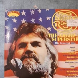 Kenny Rogers Vinyl Record - The American Superstar
